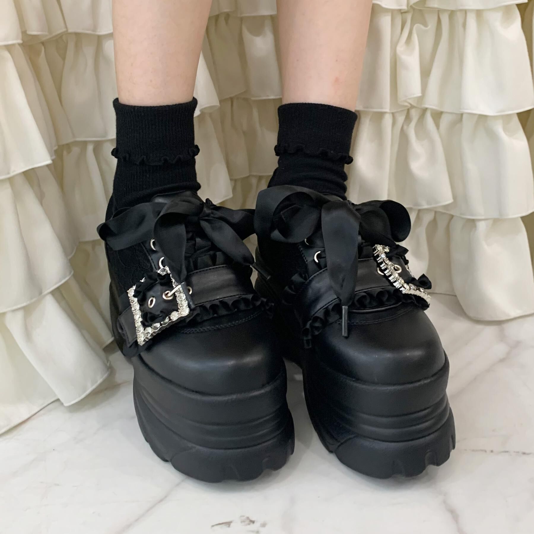 csT&P「夢見るシリーズキラキラ厚底スニーカー」|スニーカー|