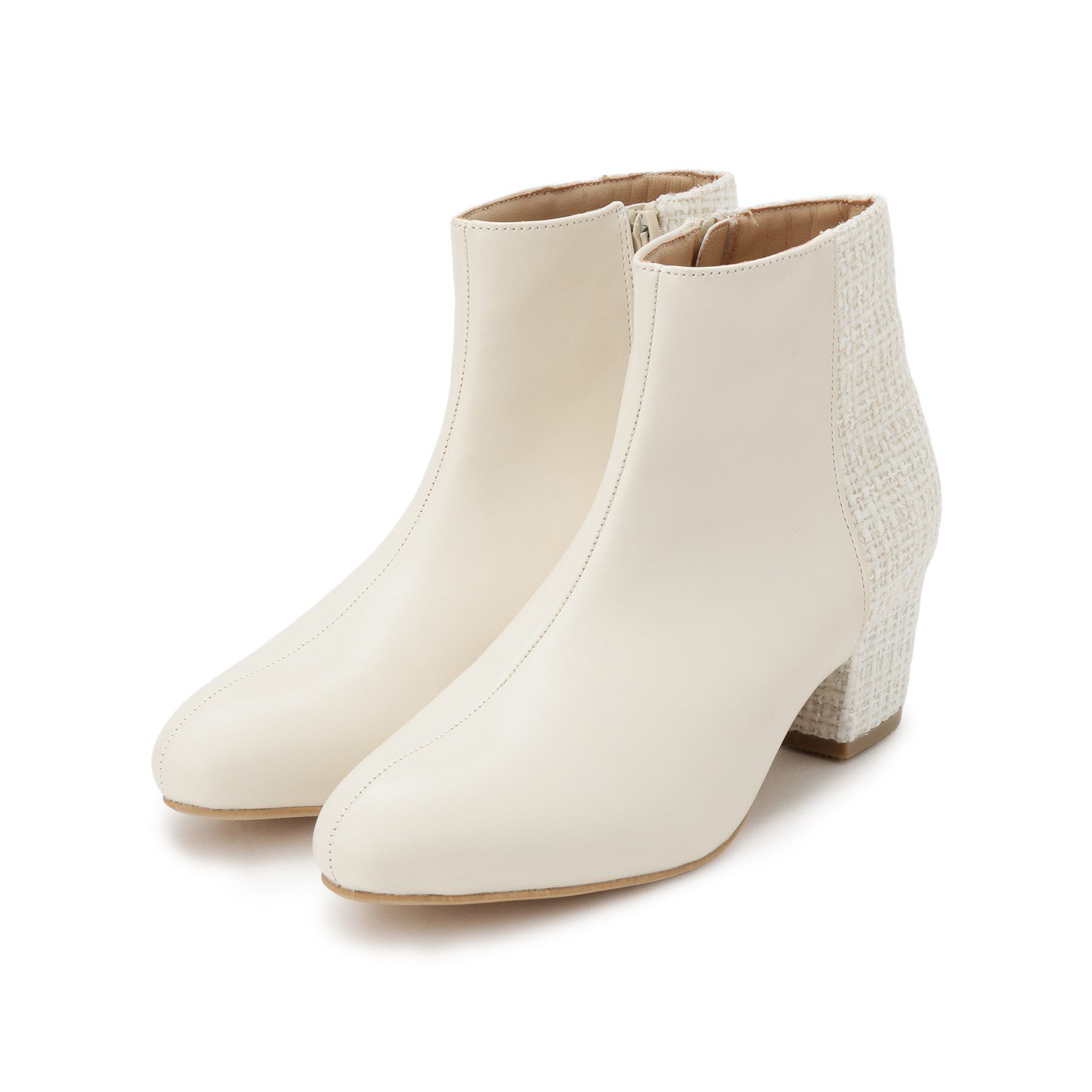 ESPERANZA「2WAYフェイクファー付きショートブーツ」|ショートブーツ|