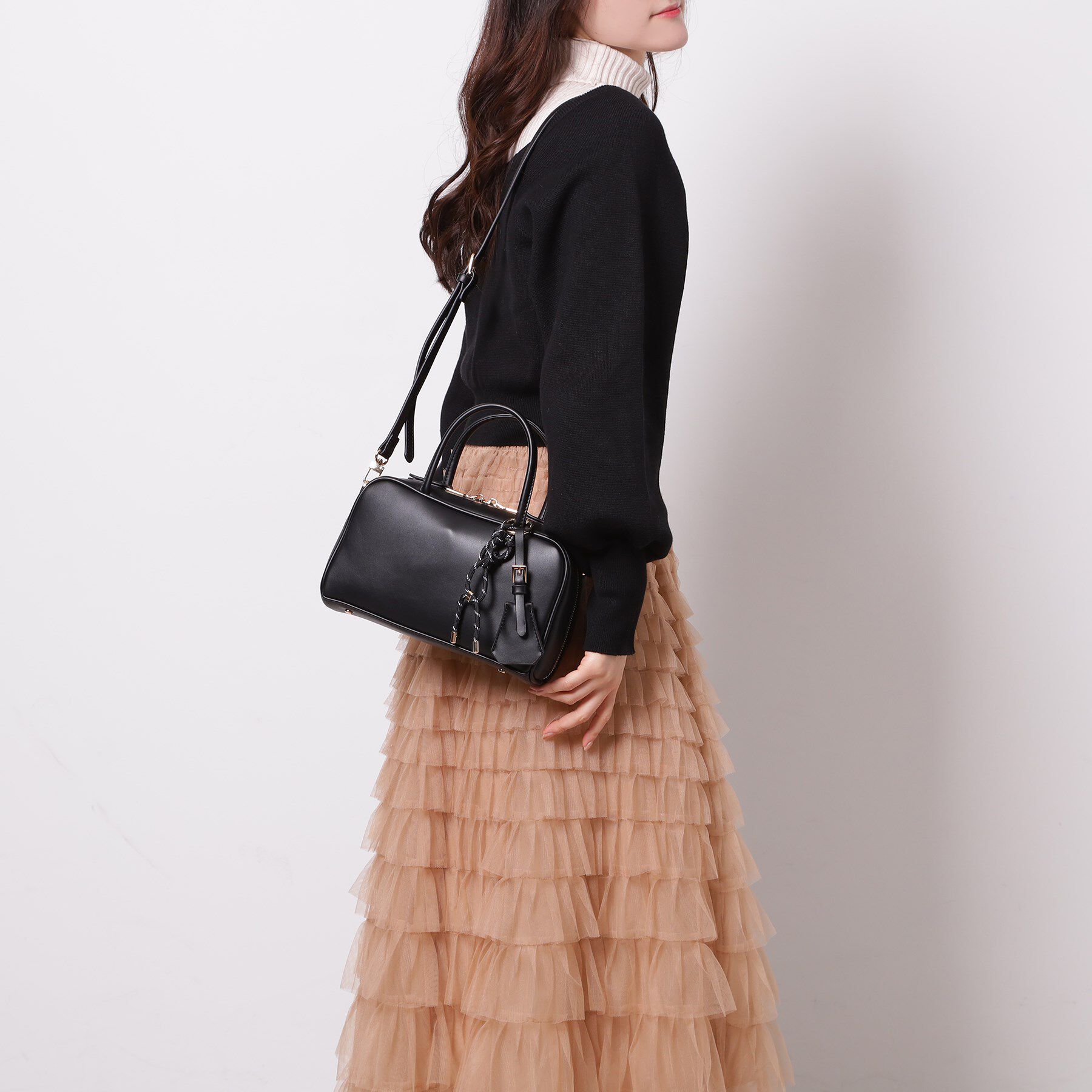 ESPERANZA「チャーム付横長ボストンバッグ」|ボストンバッグ|