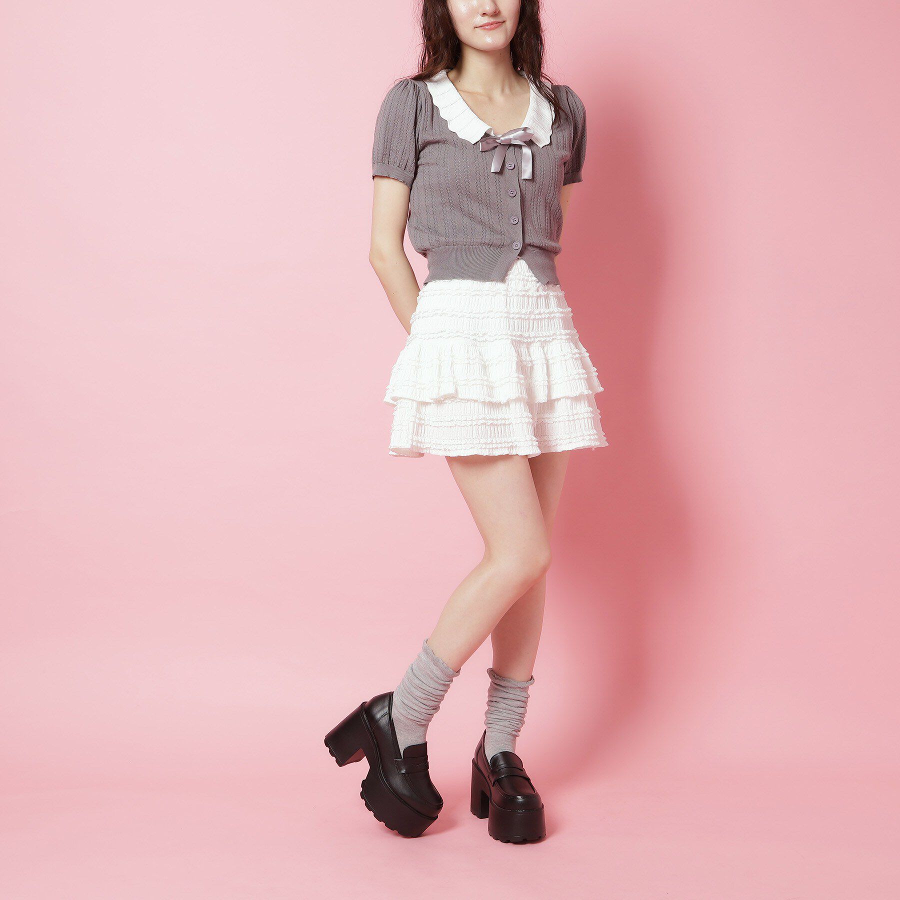 csT&P「厚底ローファーパンプス」|パンプス|