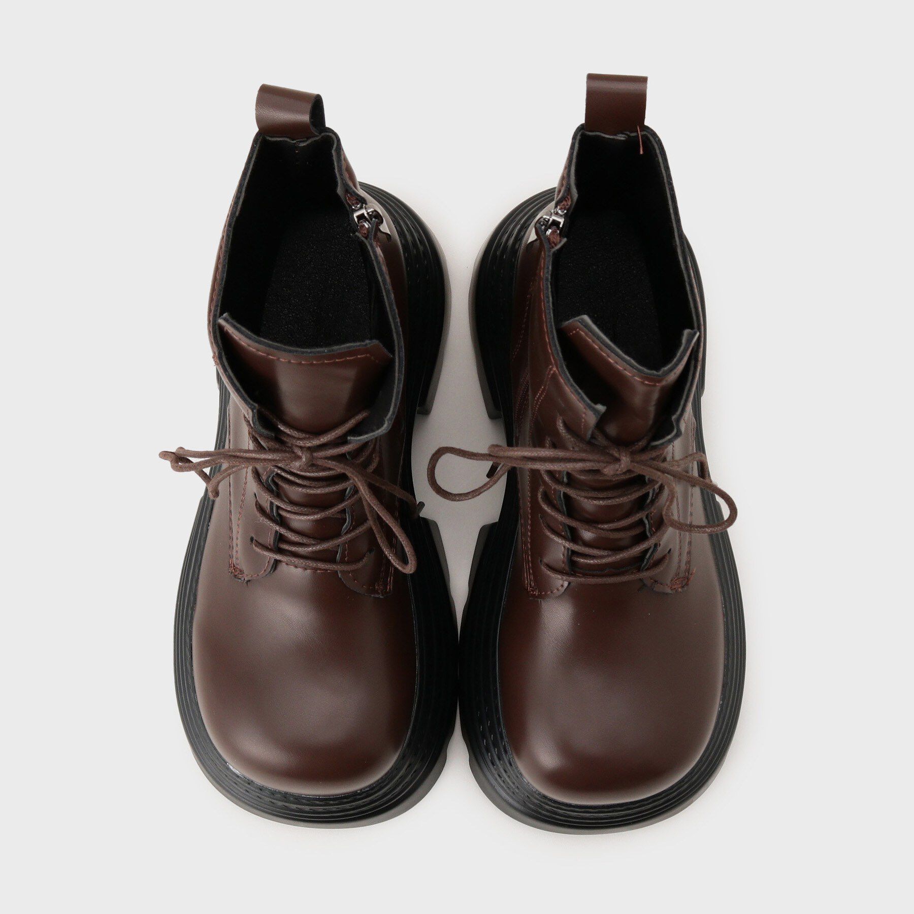 csT&P「厚底レースアップ」|ショートブーツ|