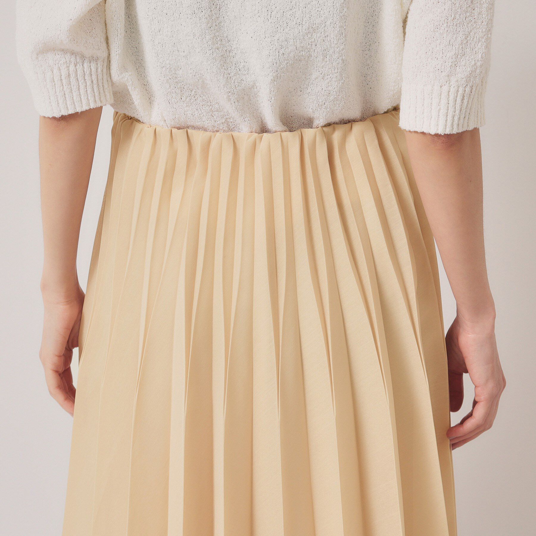SunaUna「【オーガンジー】プリーツロングスカート」|スカート|