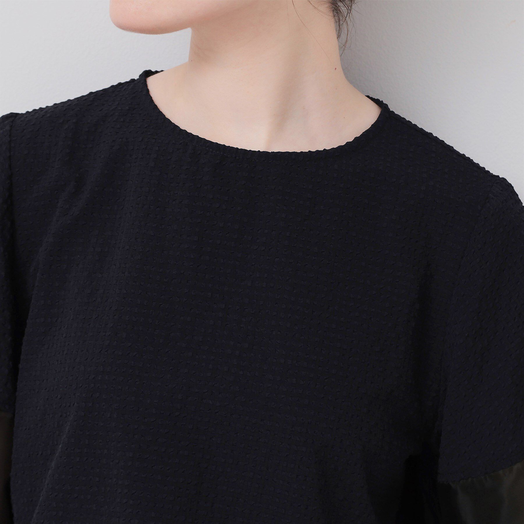 SunaUna「【5分袖】ボリュームパフスリーブトップス」|シャツ・ブラウス|