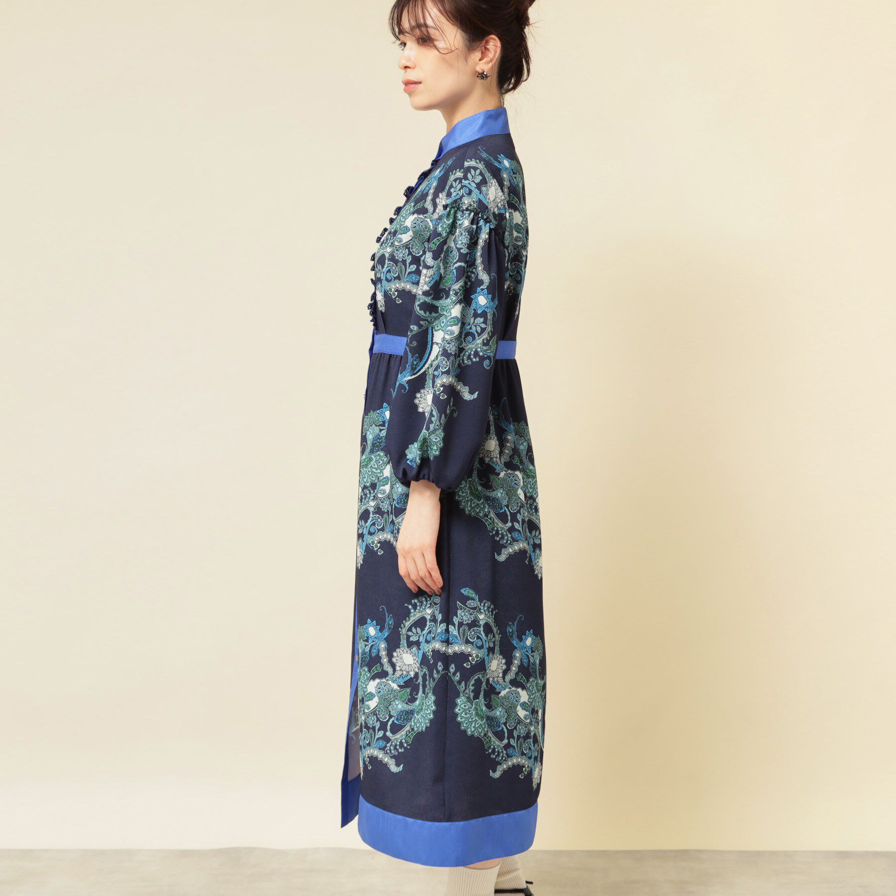 SunaUna「【COLLECTION LINE】オリエンタルパネル柄ワンピース」|ワンピース|