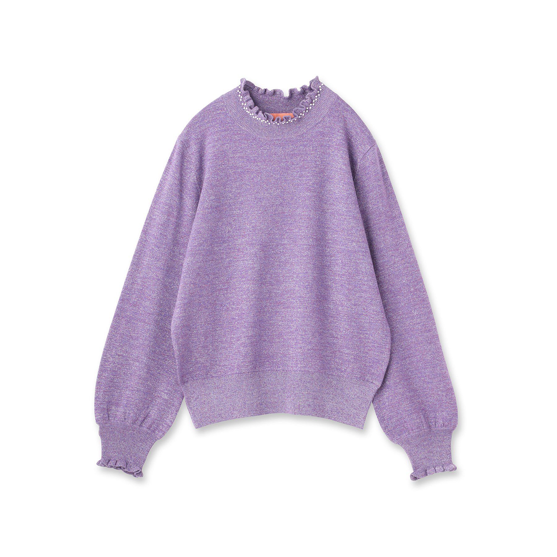 SunaUna「【SS～Lサイズ展開／6色展開】パール調ニット」|ニット・セーター|