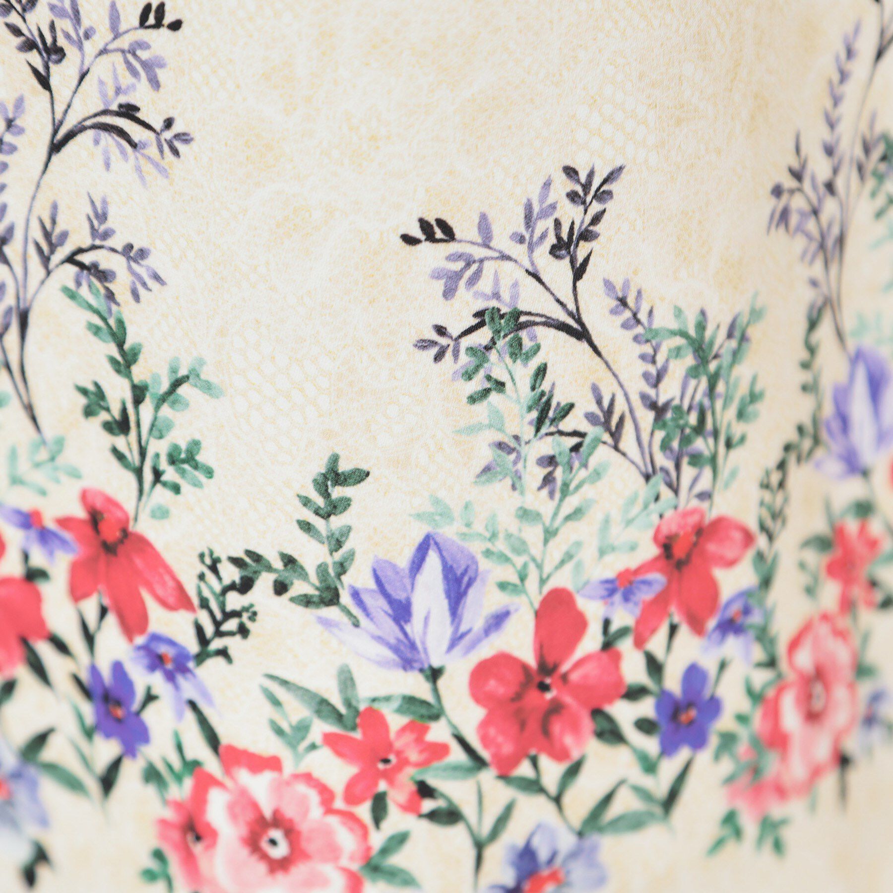 SunaUna「【co creation and yours／SS～L】オリエンタル柄パネルスカート」|スカート|