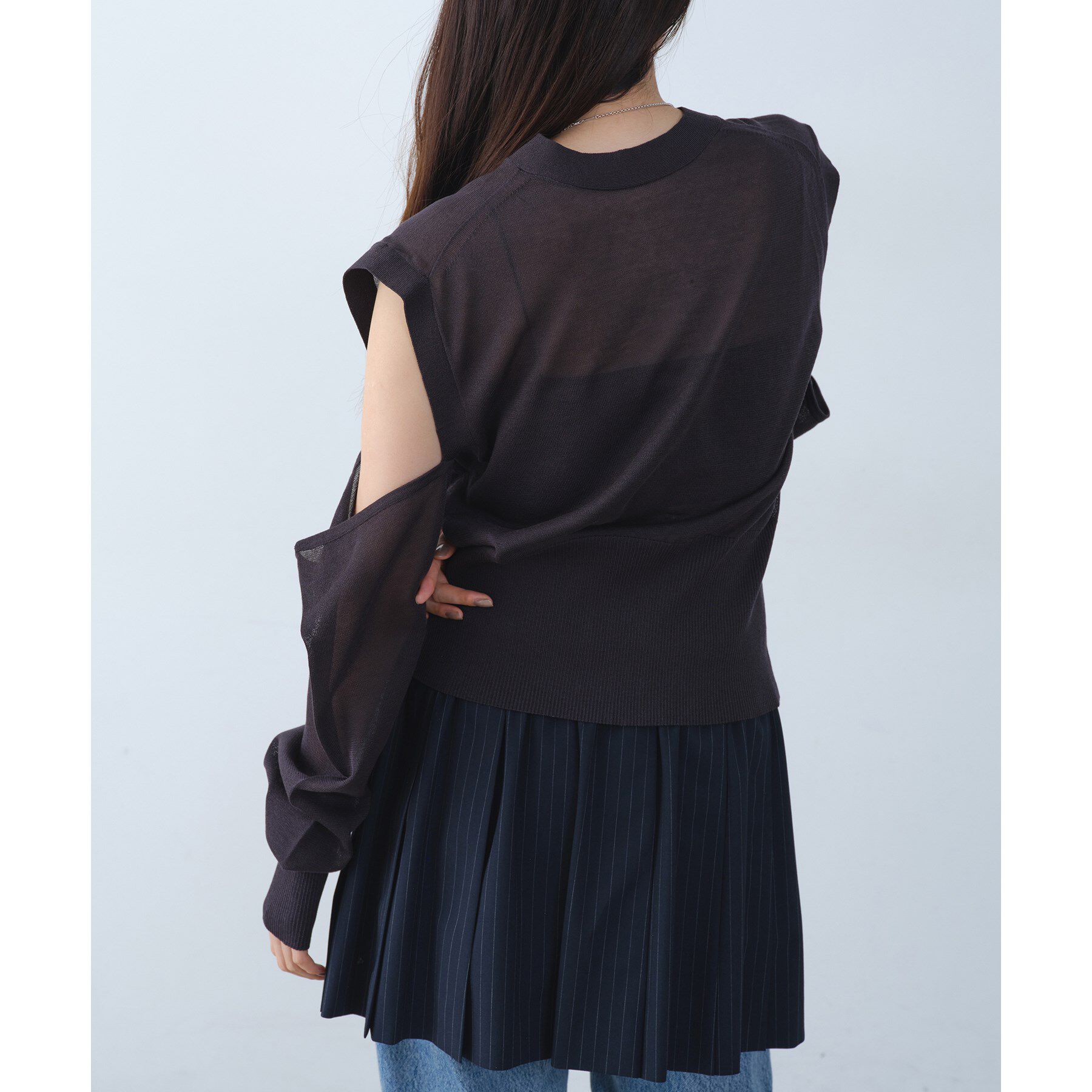 CODE A「multiway knit cardigan」|カーディガン|