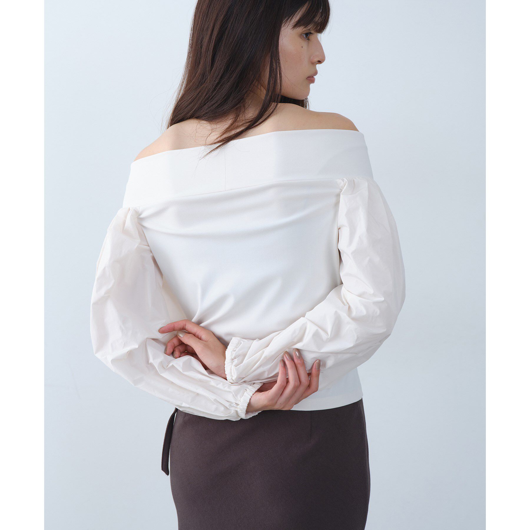 CODE A「puff glow off top」|シャツ・ブラウス|