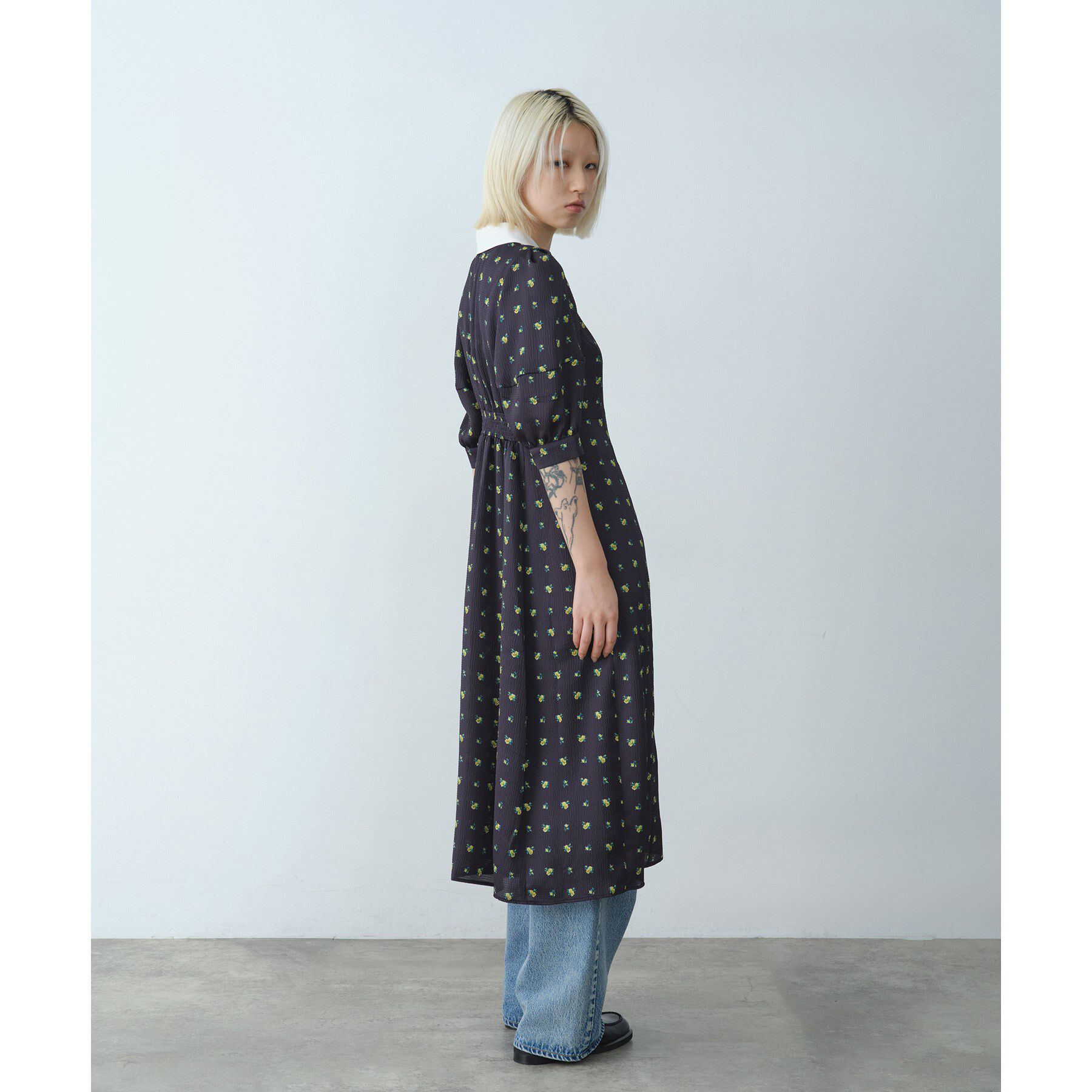 CODE A「blooming flower dress」|ワンピース|