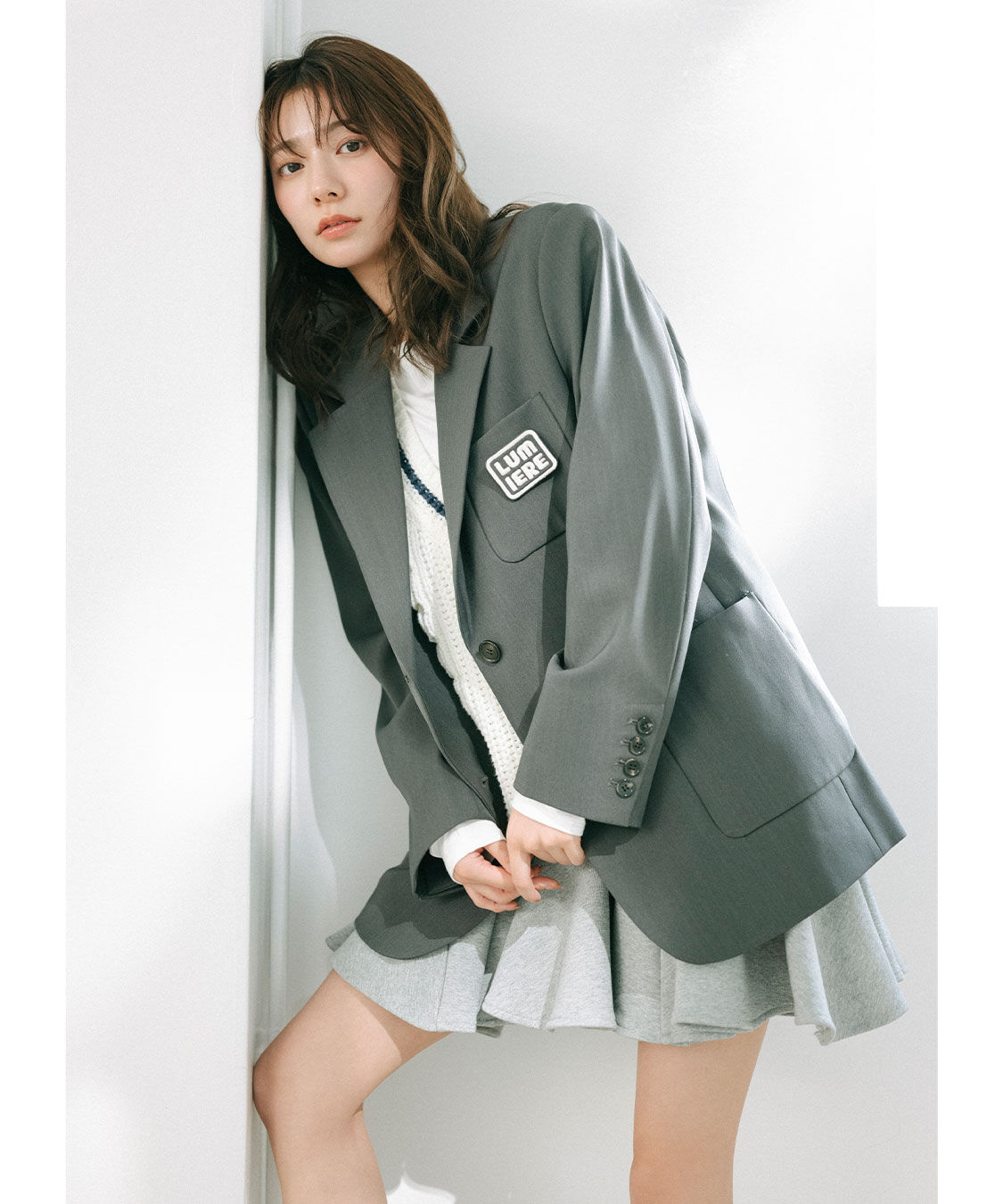 COCO DEAL「《COCO DEAL/Reebok》裏毛サーキュラーミニスカート」|スカート|