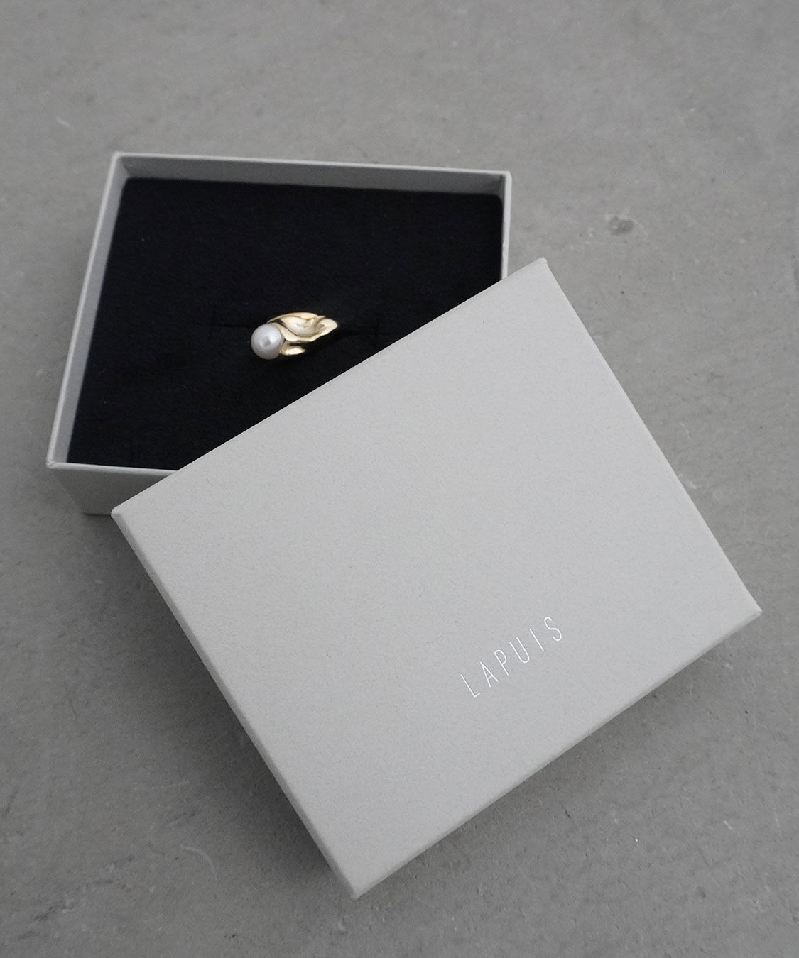 COCO DEAL「Oyster シェルパールドロップリング」|リング|