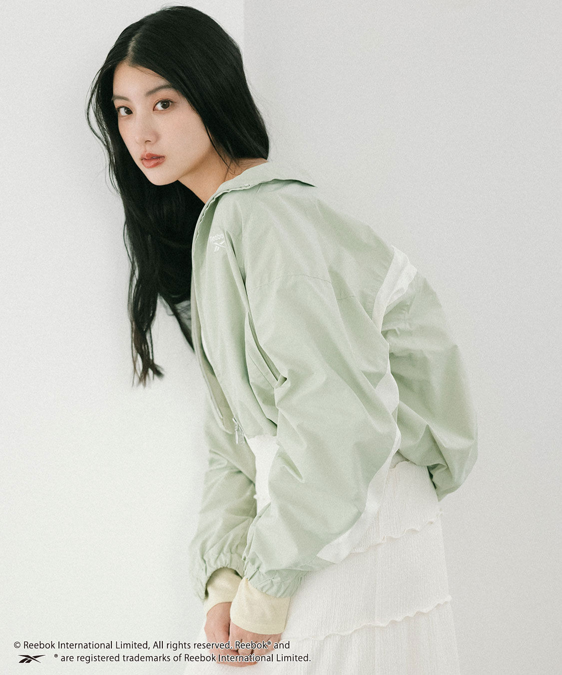 COCO DEAL「《COCO DEAL/Reebok》クロップド丈バルーンブルゾン」|ブルゾン・スタジャン|