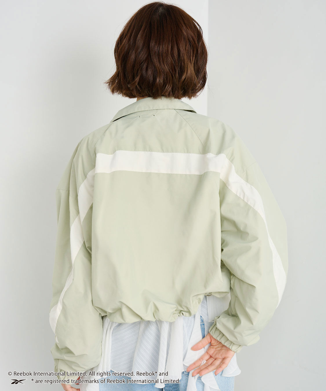 COCO DEAL「《COCO DEAL/Reebok》クロップド丈バルーンブルゾン」|ブルゾン・スタジャン|