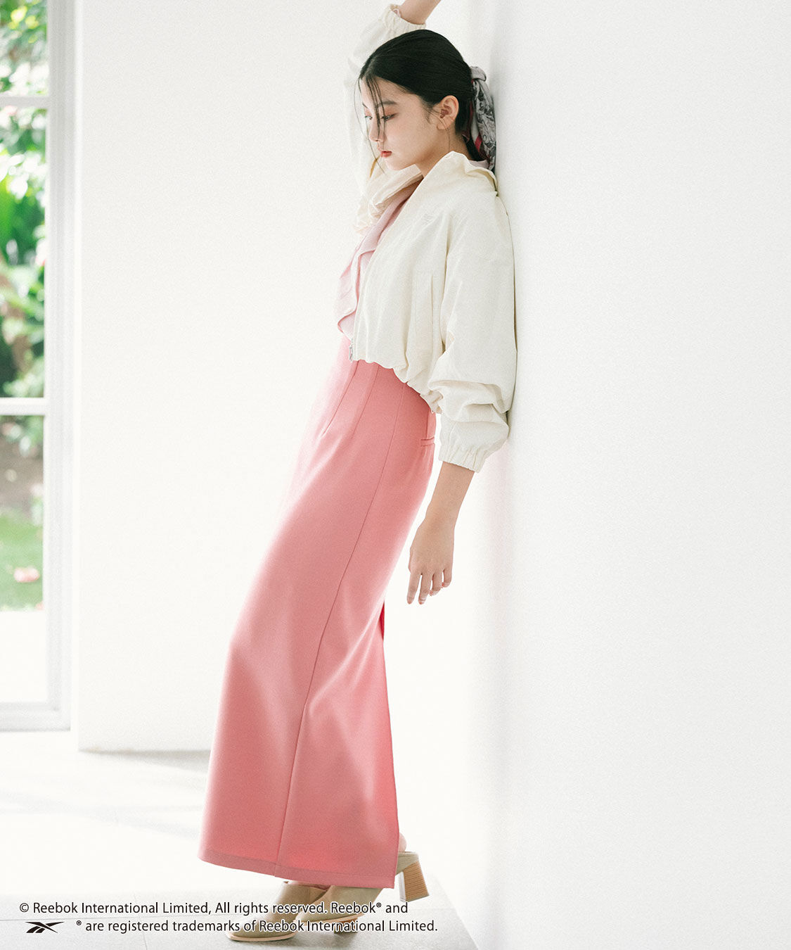 COCO DEAL「《COCO DEAL/Reebok》クロップド丈バルーンブルゾン」|ブルゾン・スタジャン|