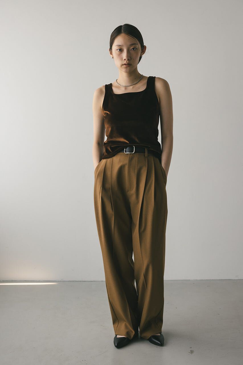 STYLEMIXER「ベロアタンクトップ」|タンクトップ|