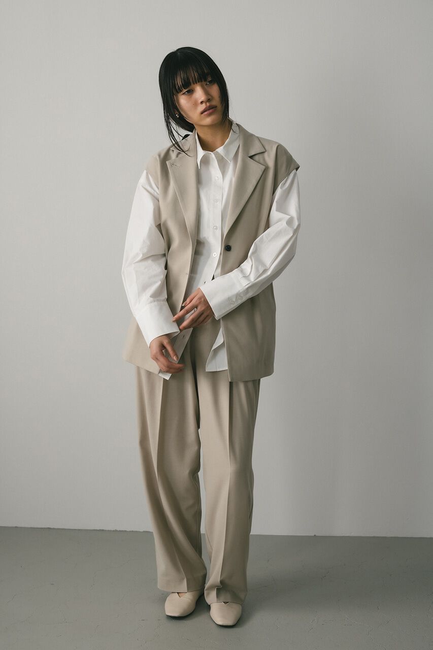 STYLEMIXER「ルーズテーラードベスト」|ダウンベスト・ベスト|