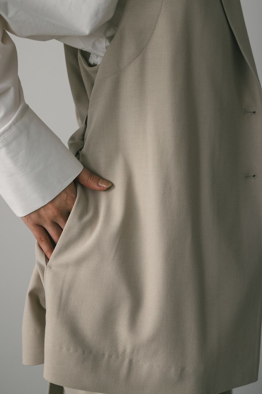 STYLEMIXER「ルーズテーラードベスト」|ダウンベスト・ベスト|