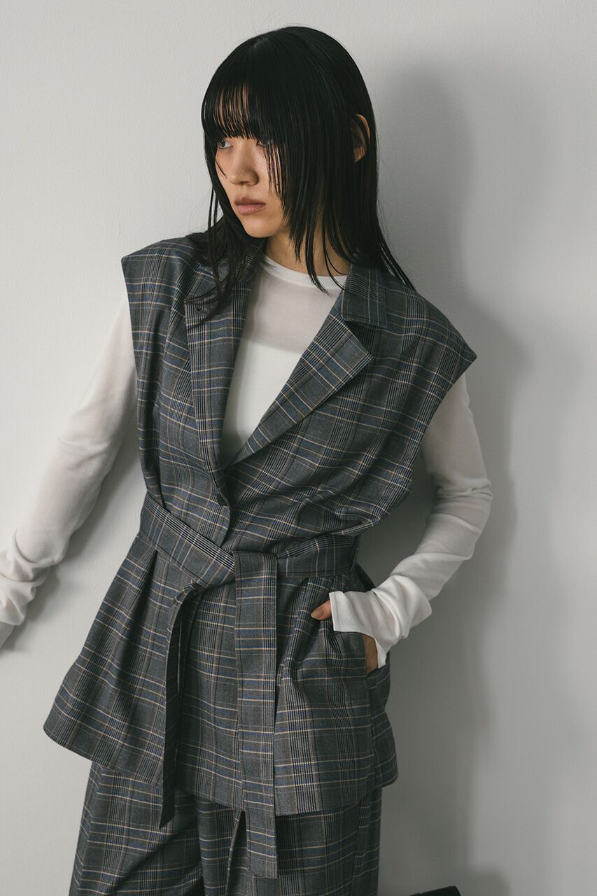 STYLEMIXER「ルーズテーラードベスト」|ダウンベスト・ベスト|