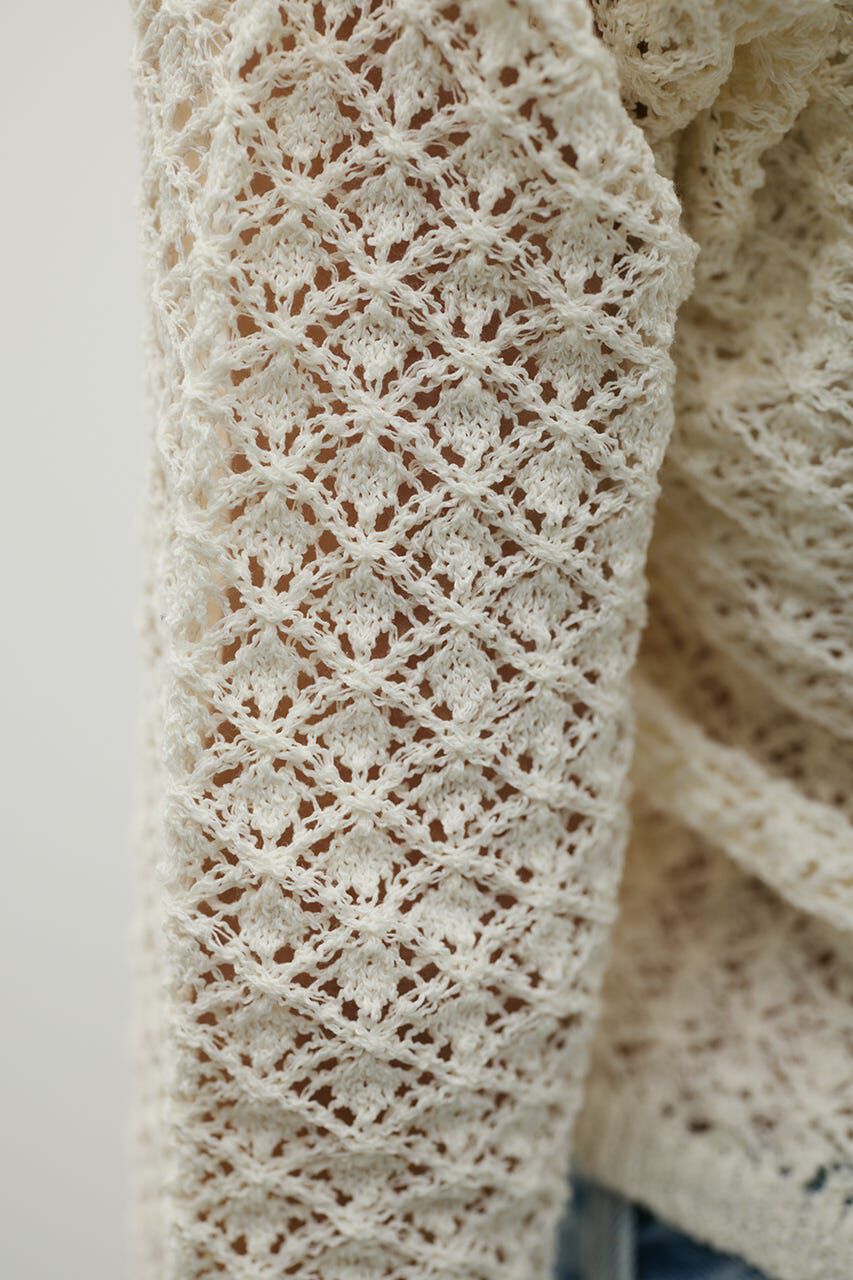 STYLEMIXER「アイレットレースフーディー」|ニット・セーター|