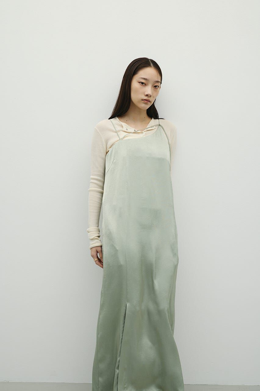 STYLEMIXER「サテンストリングキャミワンピース」|ワンピース|