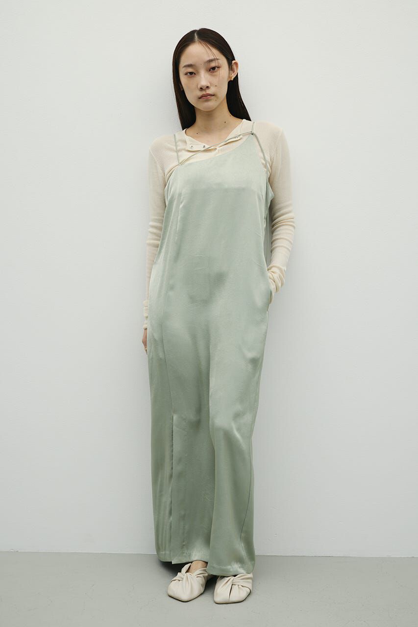 STYLEMIXER「サテンストリングキャミワンピース」|ワンピース|