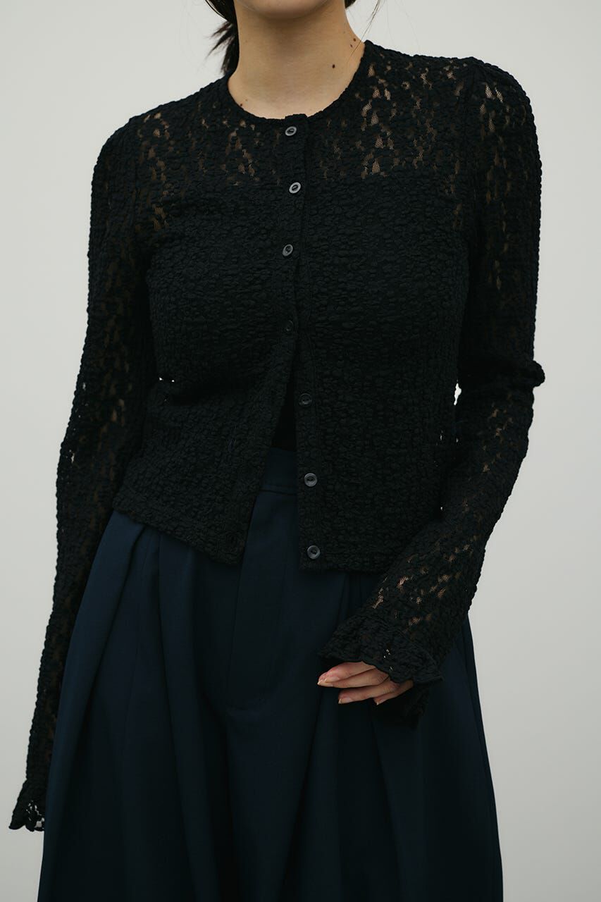 STYLEMIXER「タックショルダーレースカーデ」|Tシャツ・カットソー|