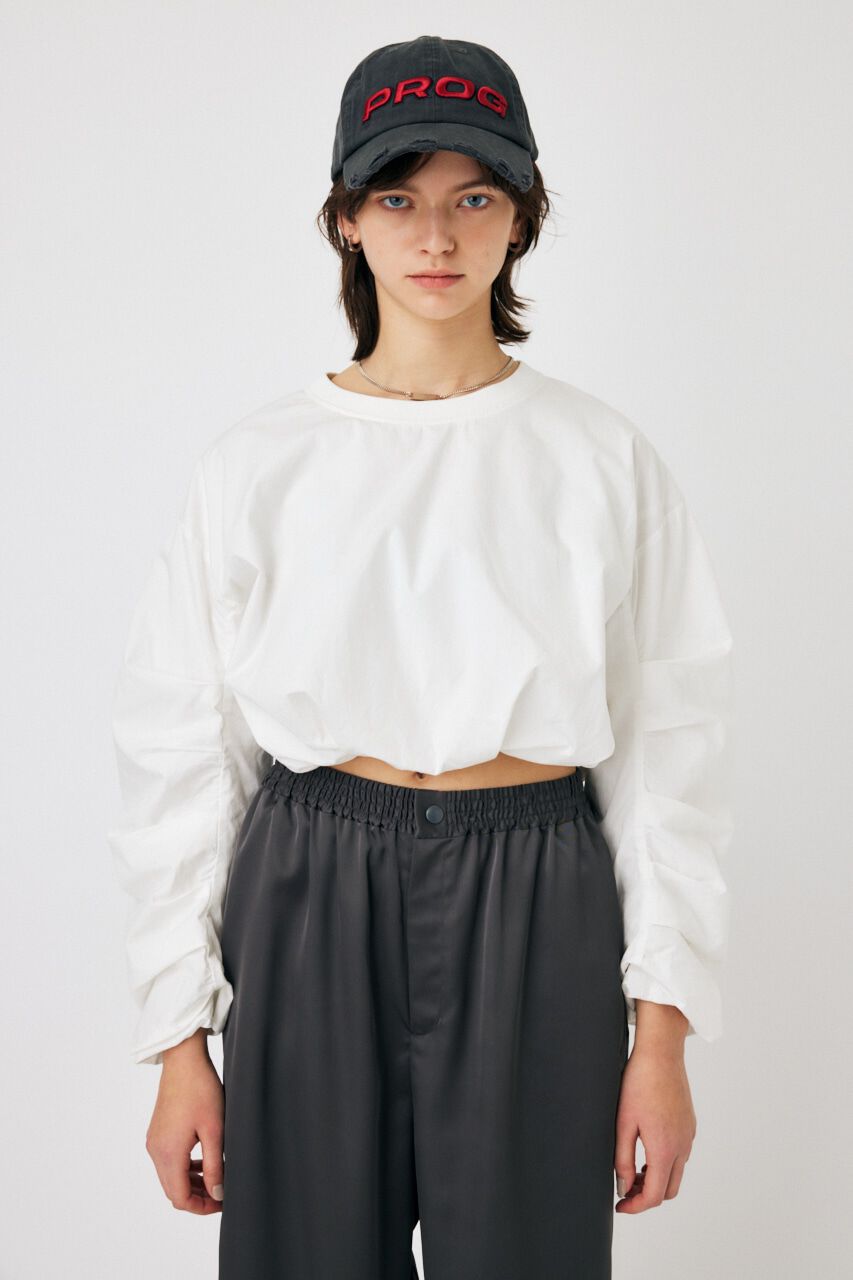 MOUSSY「SWEAT LIKE SHIRT トップス」|シャツ・ブラウス|