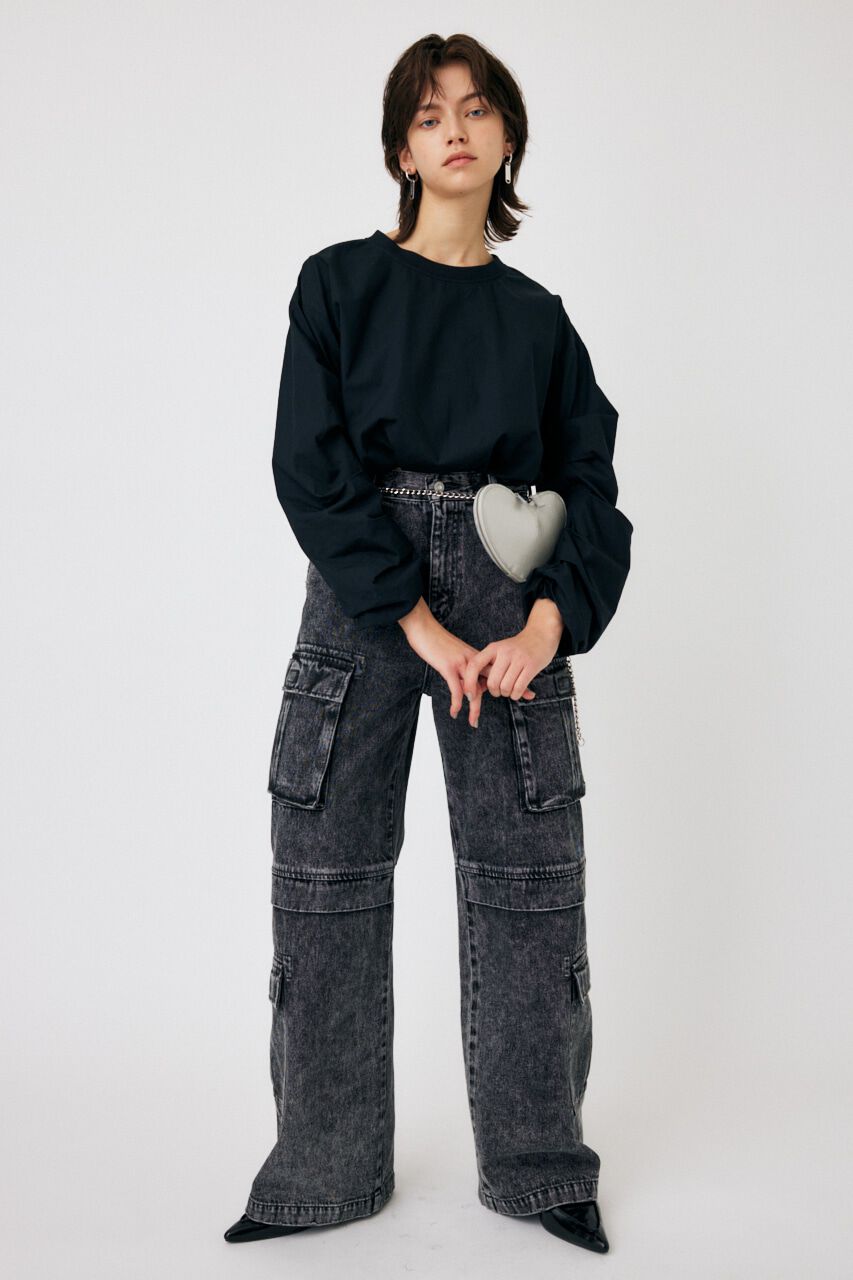 MOUSSY「SWEAT LIKE SHIRT トップス」|シャツ・ブラウス|