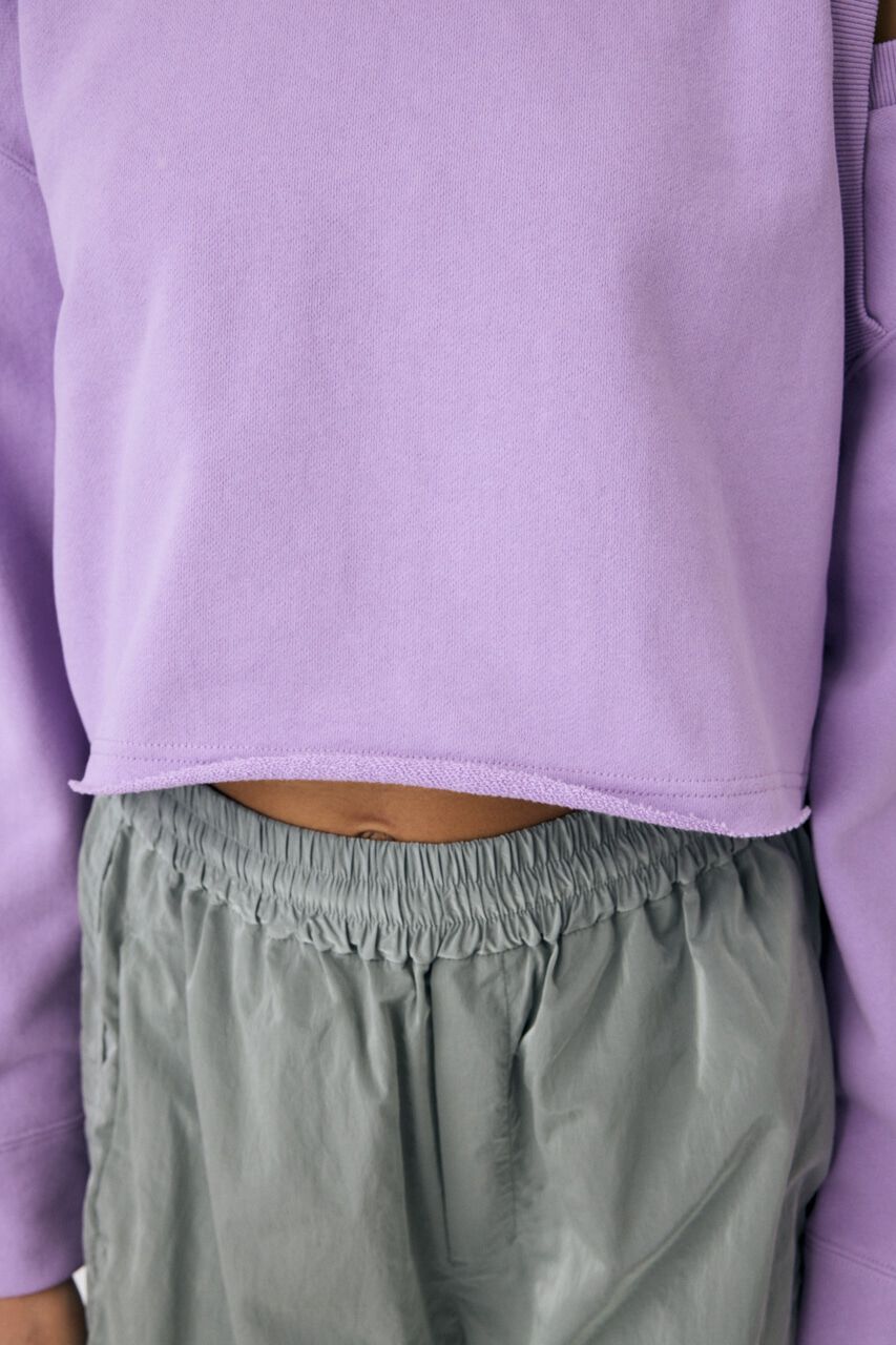 MOUSSY「SHOULDER CUT CROPPED トップス」|パーカー|