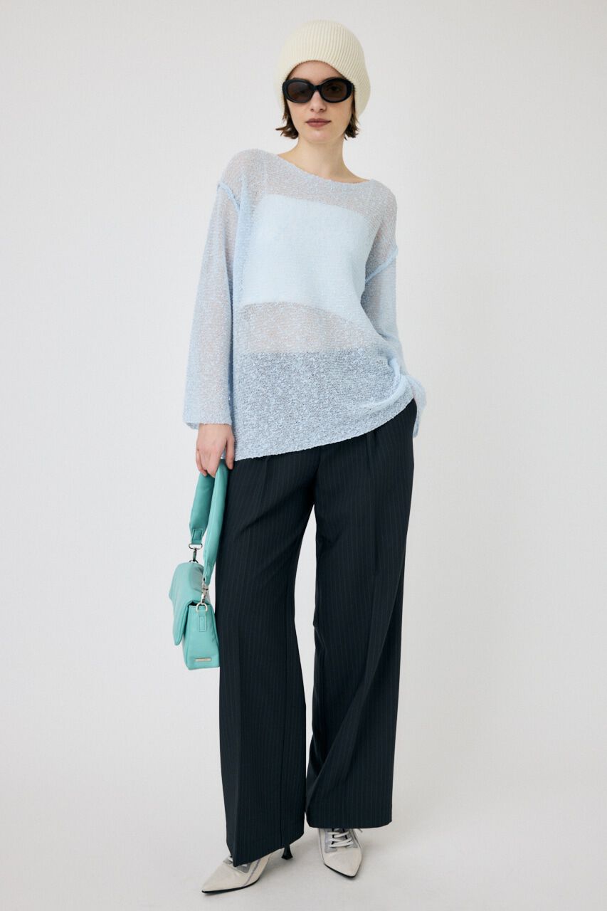 MOUSSY「NEP YARN LOOSE OVER ニット」|ニット・セーター|