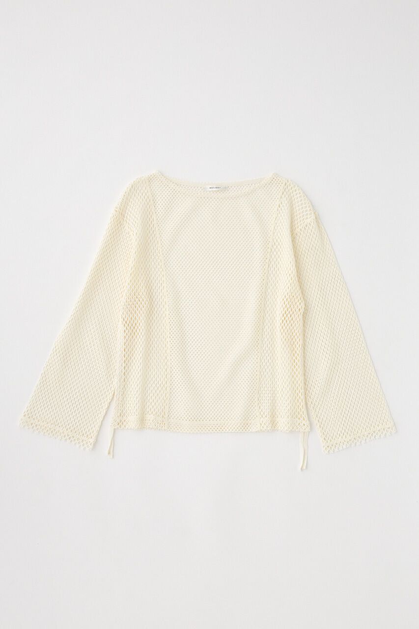 MOUSSY「MESH LS Tシャツ」|Tシャツ・カットソー|O/WHT1