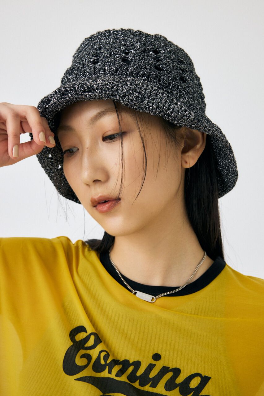 MOUSSY「GLITTER BUCKET ハット」|その他|