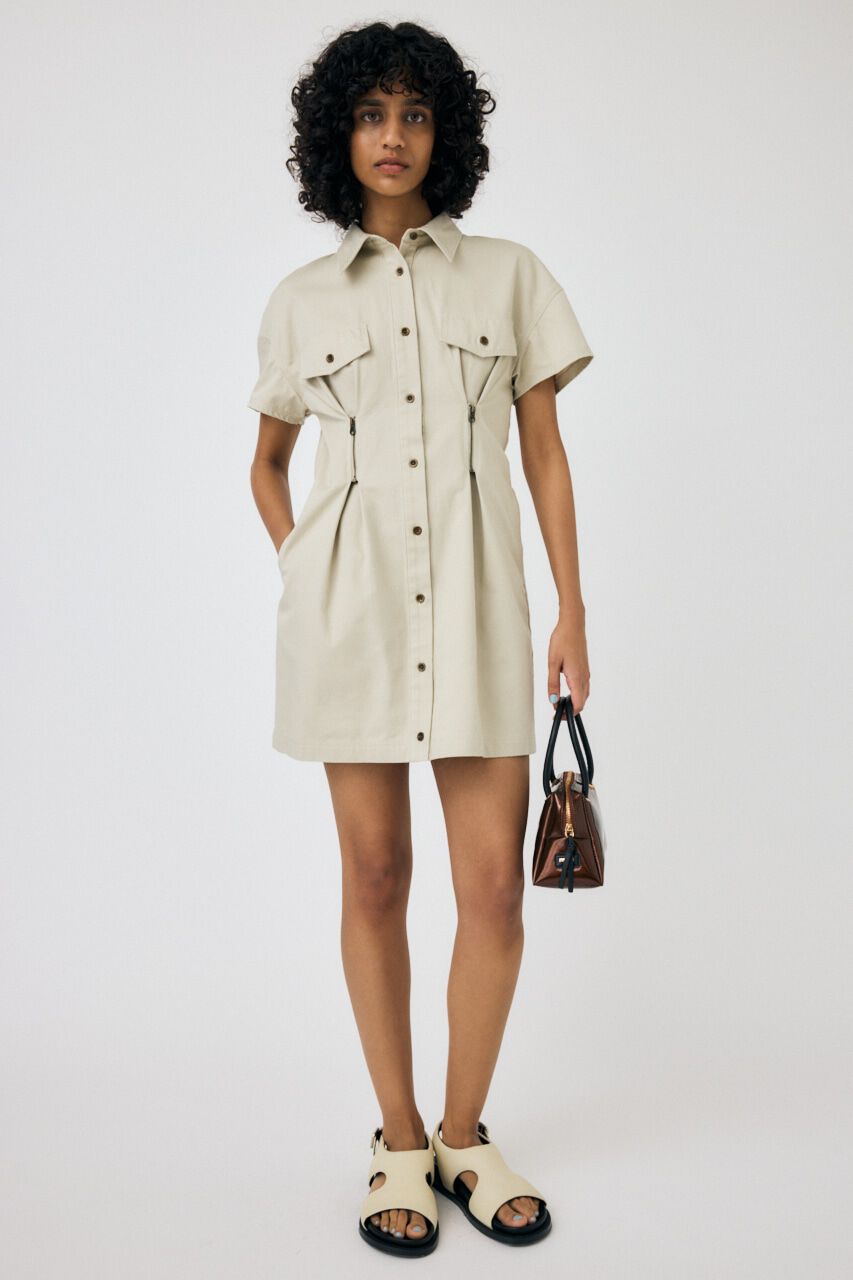 MOUSSY「WAIST ZIP UP ドレス」|ワンピース|
