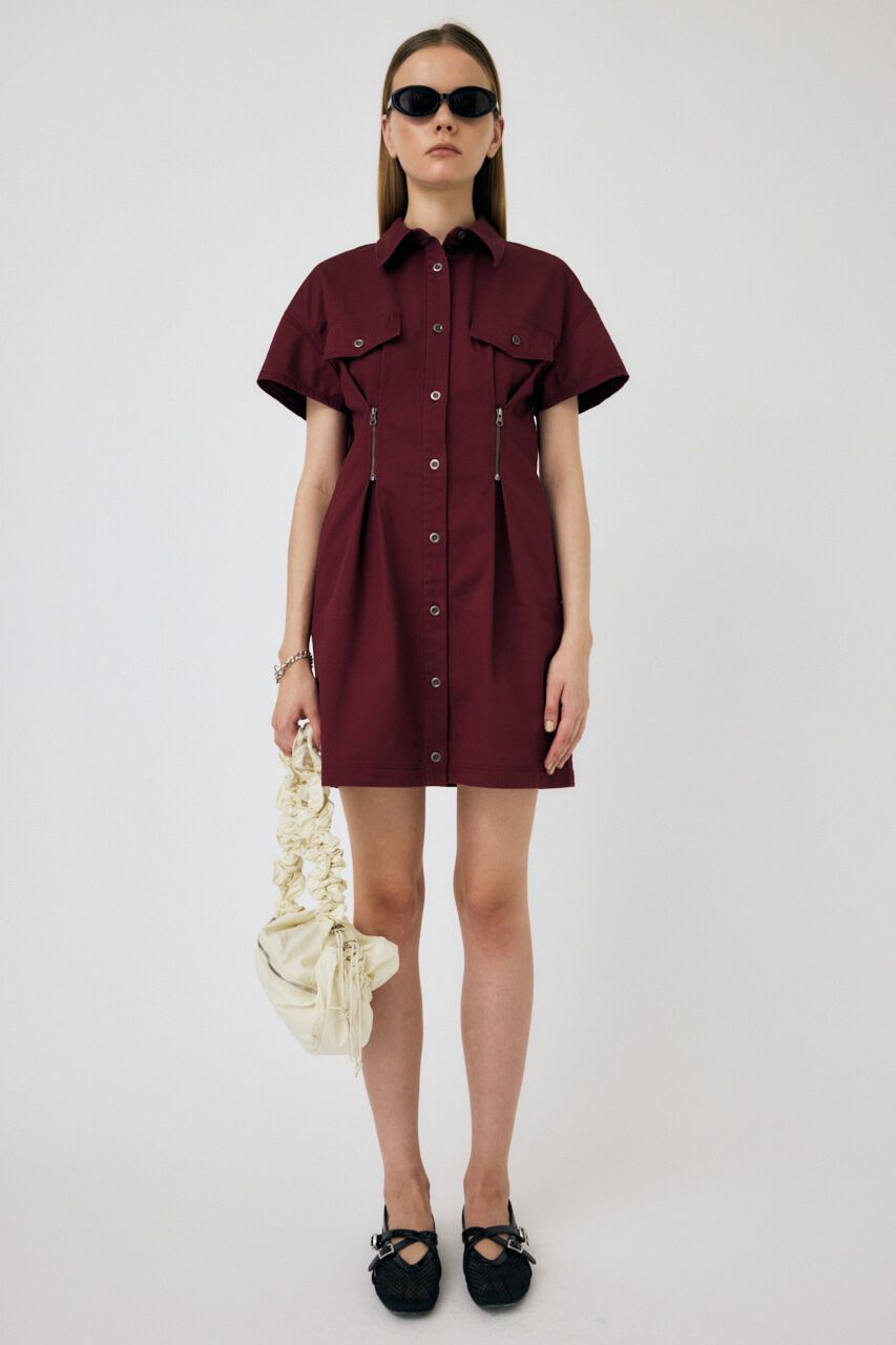 MOUSSY「WAIST ZIP UP ドレス」|ワンピース|