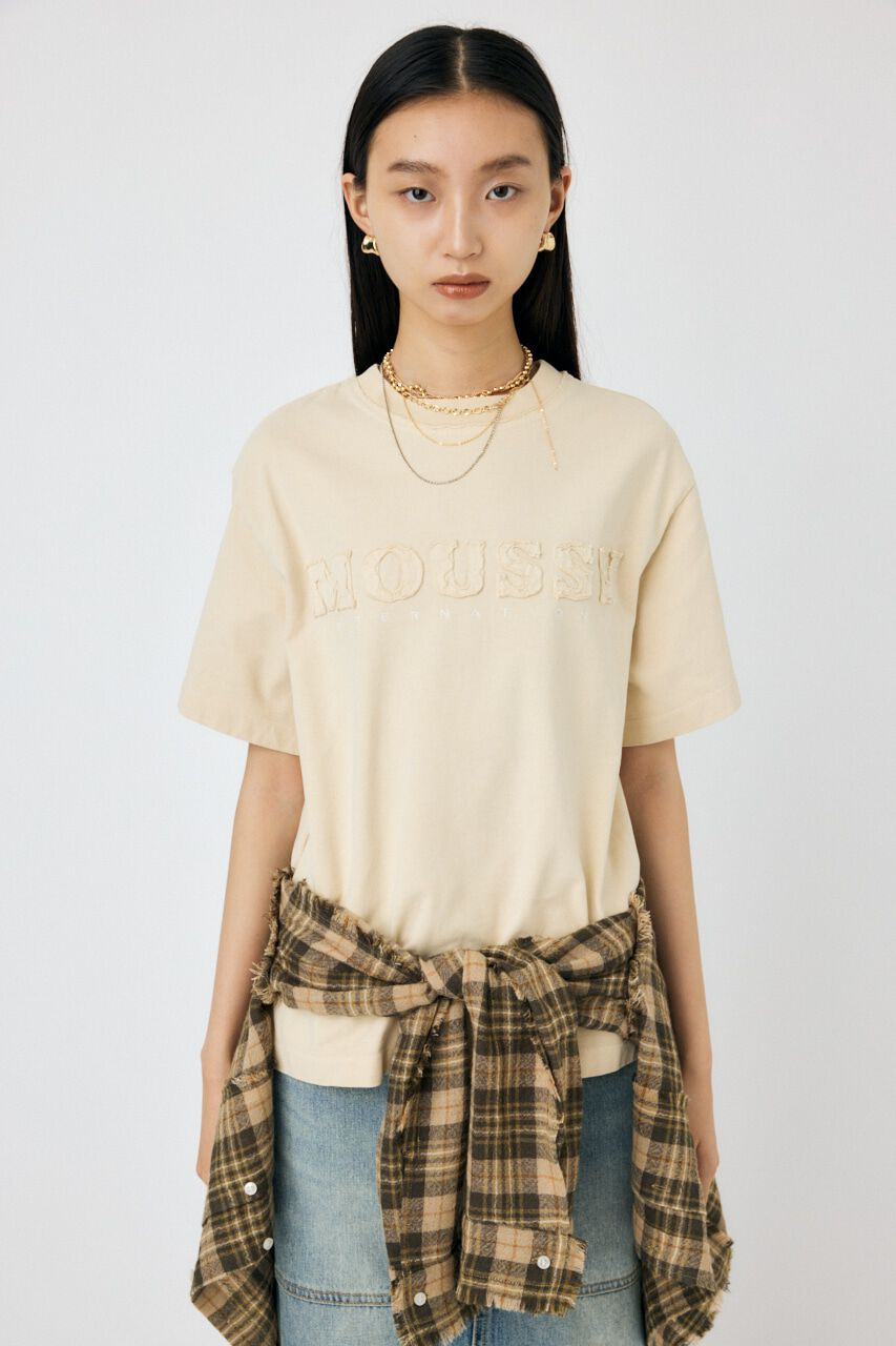 MOUSSY「WASHED PATCH MOUSSY Ｔシャツ」|Tシャツ・カットソー|