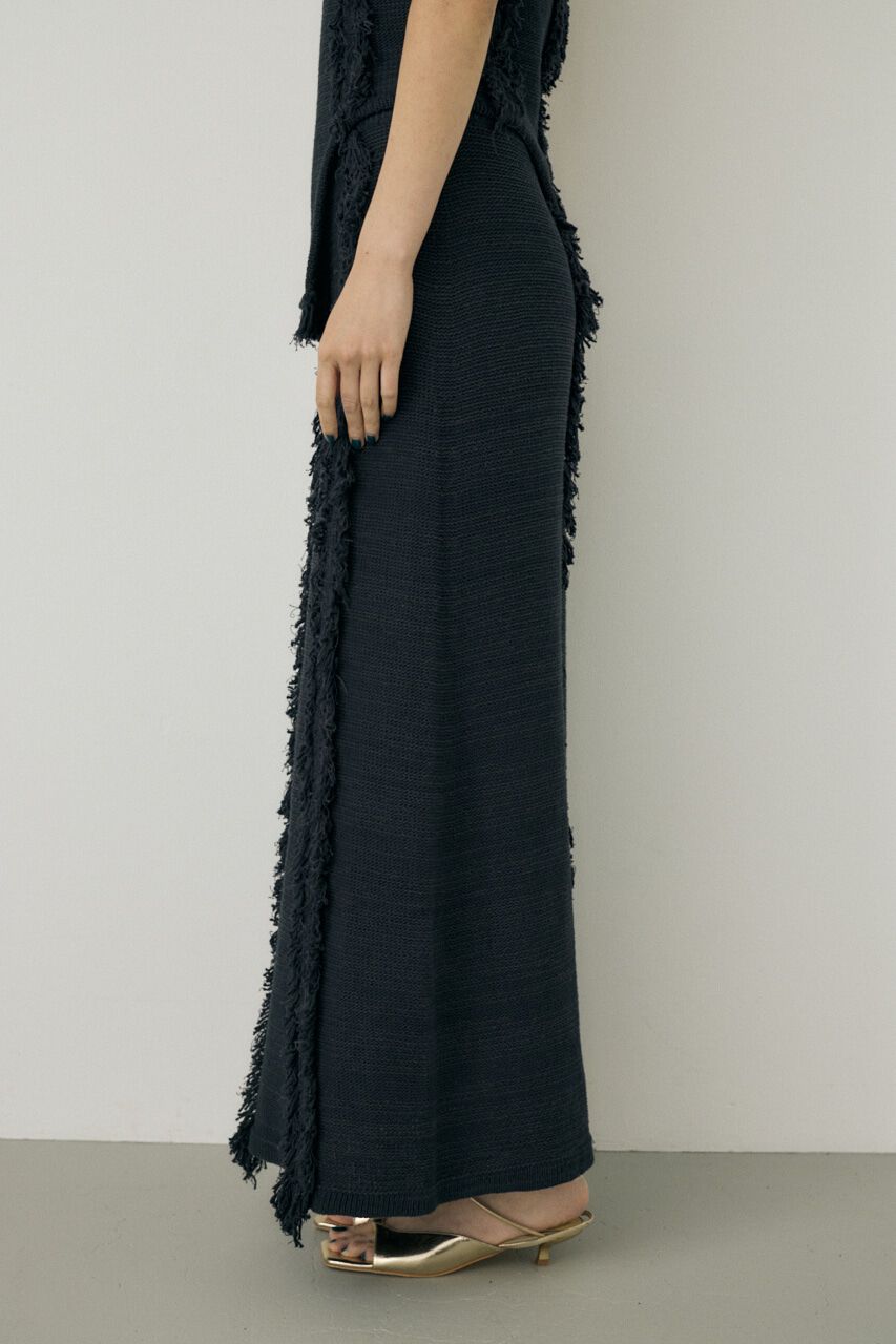 MOUSSY「ツイードニットスカート　オーガニックコットン使用」|スカート|