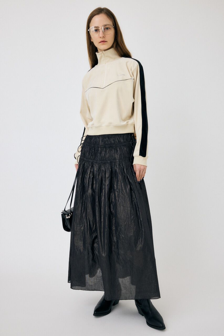 MOUSSY「SHIRRING ロングスカート」|スカート|