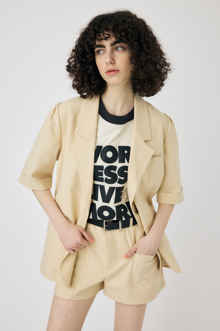 MOUSSY「SHORT SLEEVE テーラードジャケット」|その他|IVOY3