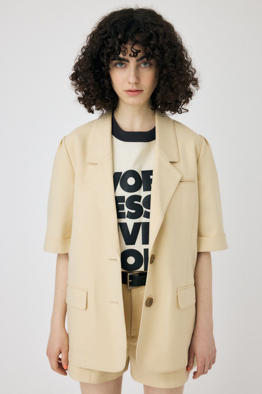MOUSSY「SHORT SLEEVE テーラードジャケット」|その他|