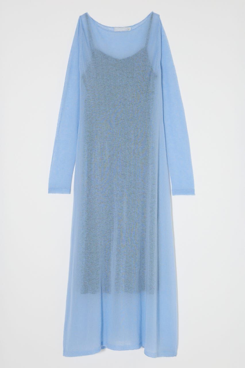 MOUSSY「SHEER KNIT ドレス」|ワンピース|
