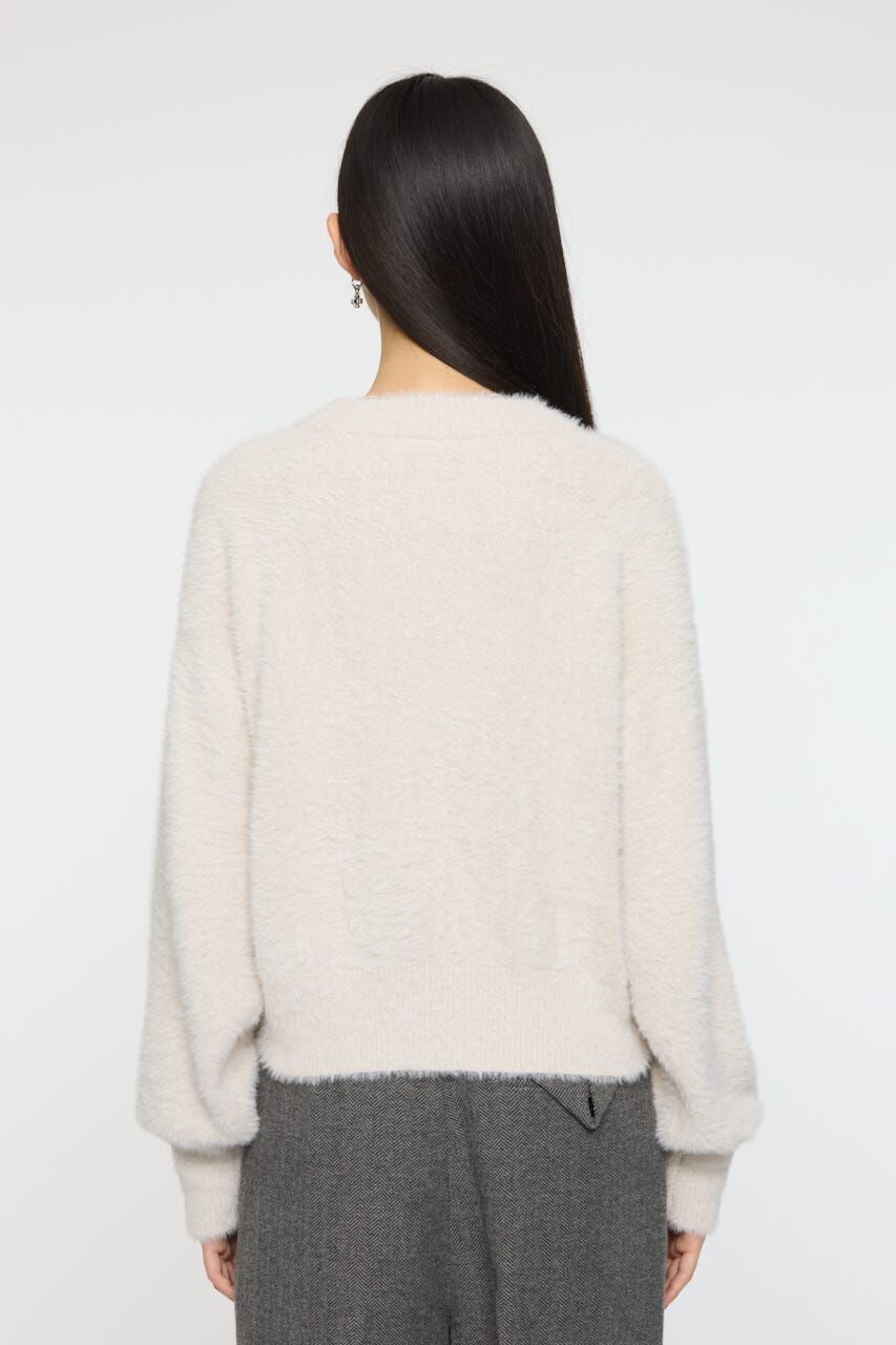 MOUSSY「FLUFFY MOUSSY KNIT トップス」|ニット・セーター|