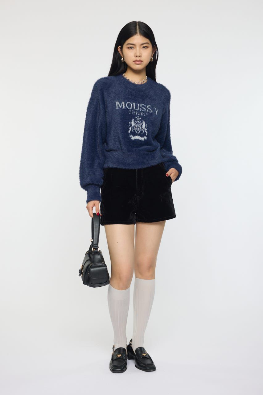 MOUSSY「FLUFFY MOUSSY KNIT トップス」|ニット・セーター|