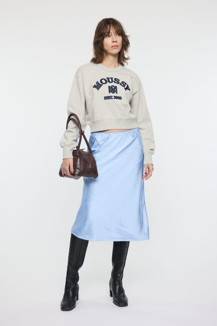 MOUSSY「MOUSSY F/LEATHER PATCH プルオーバー」|パーカー|