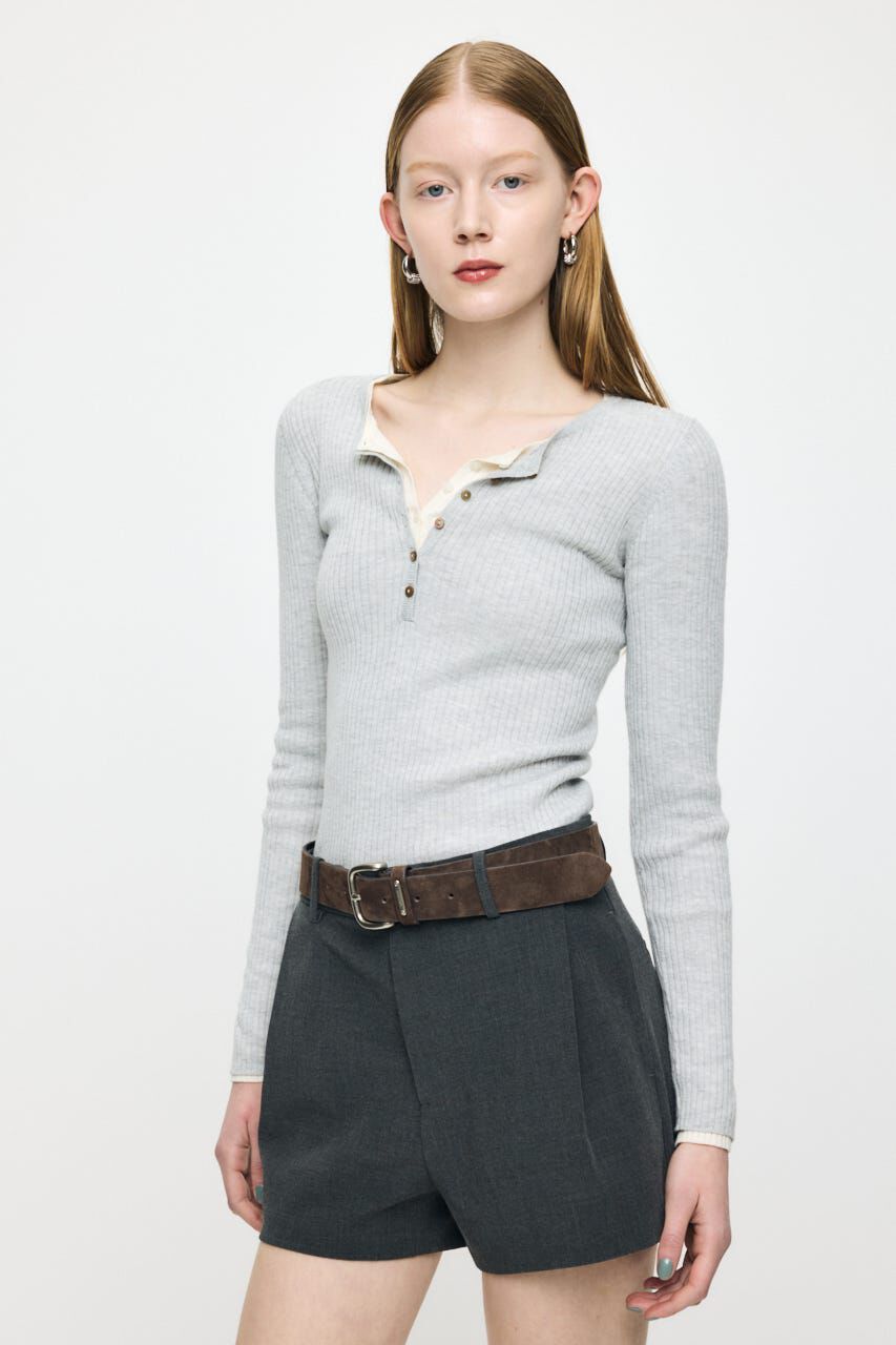 MOUSSY「CALM TOUCH HENRY NECK トップス」|ニット・セーター|