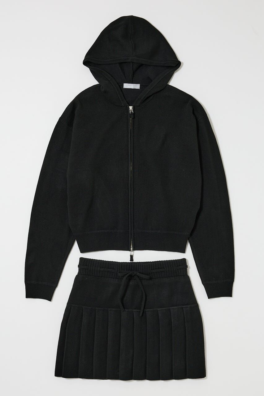 MOUSSY「ZIP UP PARKA & PLEATED ミニスカート」|ワンピース|