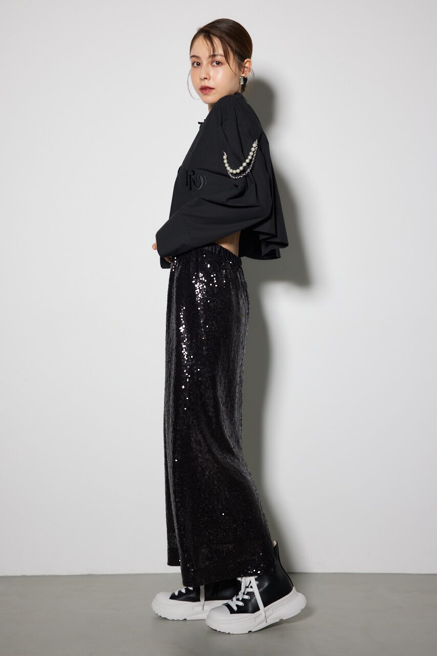 rienda「ジャストウエストスパンIラインスカート」|スカート|