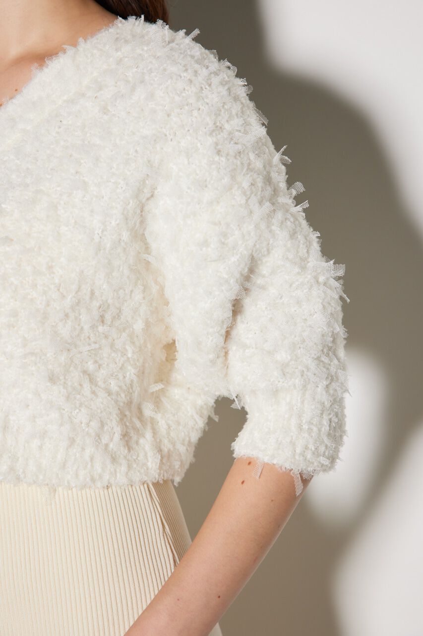 rienda「リボンカーデセットニットワンピース」|ワンピース|