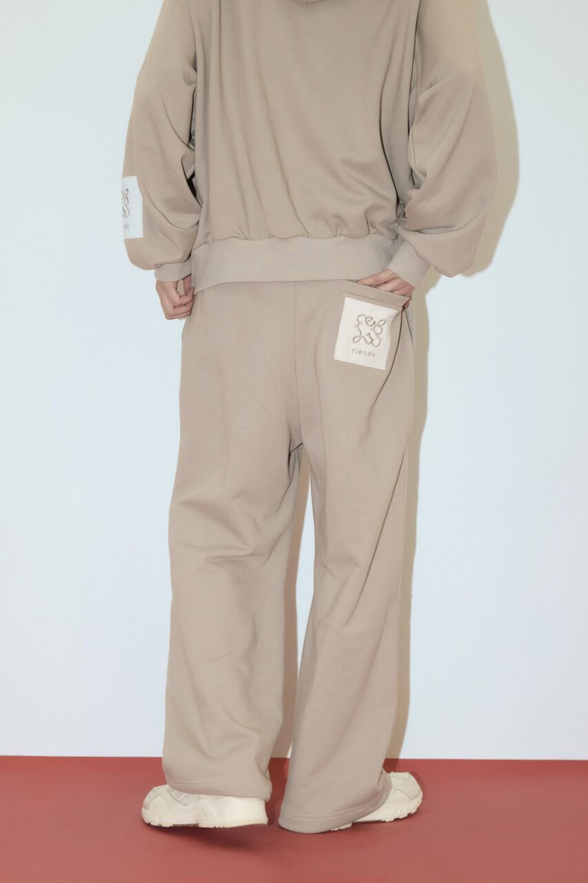 rienda「Rパッチ付きユニセックススウェットパンツ」|その他|