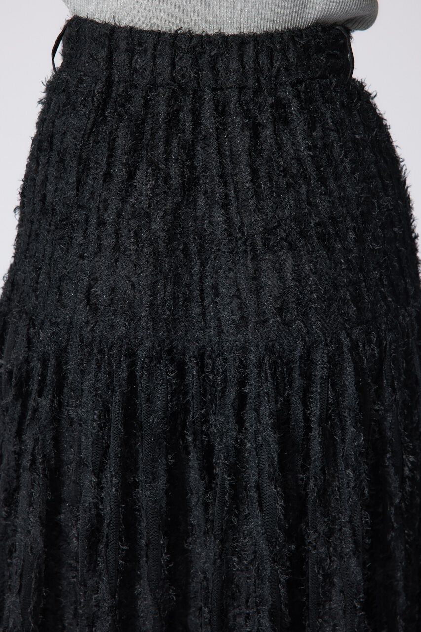 rienda「ディフォーメーションチュールフレアスカート」|スカート|