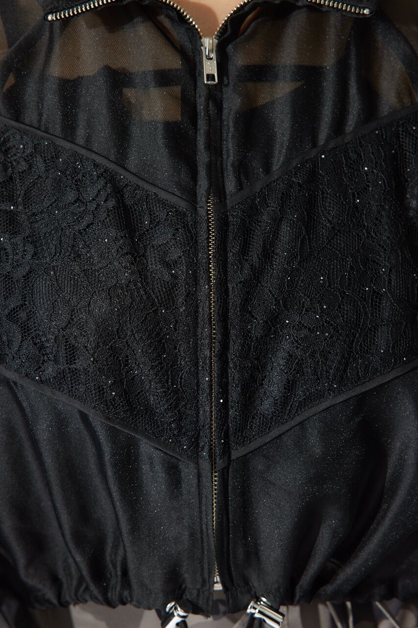 rienda「レースコンビシアーブルゾン」|ブルゾン・スタジャン|